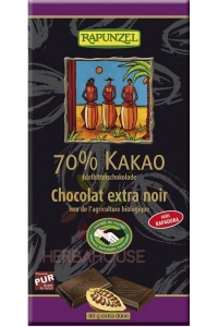 Obrázok pre Rapunzel Bio Horká čokoláda 70% (80g)