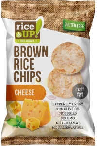 Obrázok pre Rice Up Bezlepkový ryžový chips so syrovou príchuťou (60g)