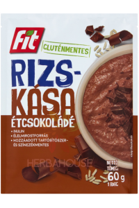 Obrázok pre Fit Bezlepková Ryžová kaša s čokoládou a inulínom (60g)