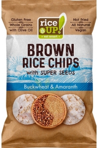 Obrázok pre Rice Up Bio Bezlepkový Ryžový chips s pohánkou a amaranthom (25g)