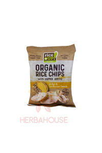 Obrázok pre Rice Up Bio Bezlepkový Ryžový chips so slnečnicovými semenami a prosom (25g)