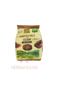 Obrázok pre Rice Up Bezlepkový Celozrnný ryžový snack s horkou čokoládou (50g)