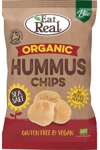 Obrázok pre EatReal Bio Hummus chipsy s morskou soľou (100g) 