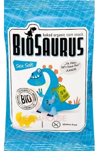 Obrázok pre McLloyd´s Biosaurus Bezlepkový kukuričný snack s morskou soľou (50g)