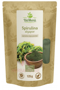BioMenü Bio Spirulina prášok (125g) Obrázok pre BioMenü Bio Spirulina prášok (125g)