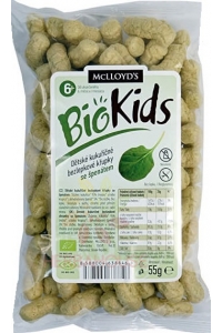 Obrázok pre McLloyd´s Bio Bezlepkové chrumky kukuričné so špenátom (55g)