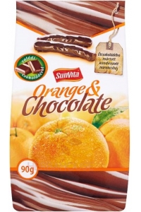 Obrázok pre SunVita Kandizovaný pomaranč v horkej čokoláde (90g)