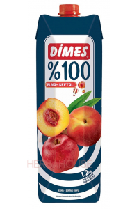 Obrázok pre Dimes Jablkovo-broskyňová šťava 100% (1000ml)