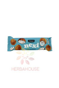 Obrázok pre Cornexi Nexi Müsli tyčinka s kokosom polomáčaná v mliečnej čokoláde so sladidlom (25g)
