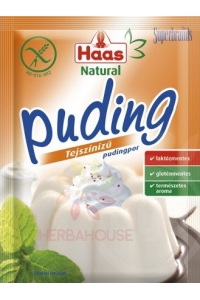 Obrázok pre Haas Natural Puding smotanová príchuť (40g)