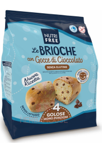 Obrázok pre Nutri Free Le Brioche Bezlepkové, bezlaktózové sladké rohlíky s kúskami čokolády (200g)