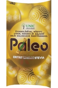 Obrázok pre Unic Želé salónky s citrónovou, pomarančovou a malinovou príchuťou, máčané v horkej čokoláde so sladidlom (220g)