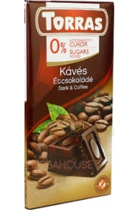 Obrázok pre Torras Bezlepková horká čokoláda s kávou bez pridaného cukru (75g)