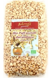 Obrázok pre Naturgold Bio Pufovaná durum - tvrdá pšenica s kvetovým medom (200g)