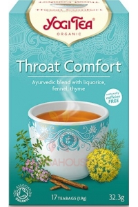 Obrázok pre Yogi Tea® Bio Throat comfort Ajurvédsky čaj Na hrdlo (17ks)