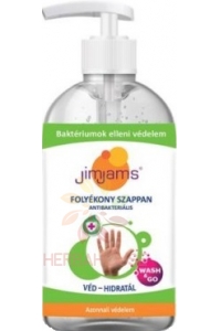 Obrázok pre Alveola JimJams Antibakteriálne tekuté mydlo s dávkovačom (300ml) 