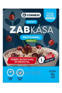 Obrázok pre Cornexi Proteínová ovsená kaša brusnicovo višňová bez cukru so sladidlom (50g)