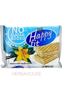 Obrázok pre Flis Happy fit oblátky s vanilkovou náplňou bez cukru (95g)