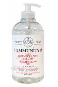 Obrázok pre Nesti Dante Immunity Hygienizačný gél na ruky s dávkovačom (500ml) 