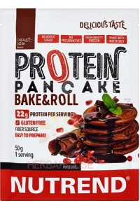 Obrázok pre Nutrend Protein Pancake Bezlepková Palacinková zmes so sladidlom čokoláda, kakao (50g)