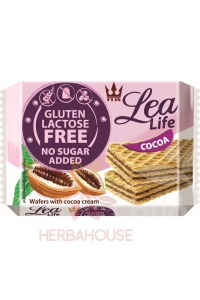 Obrázok pre Flis Lea Life Bezlepkové oblátky s kakaovou náplňou bez cukru (95g)