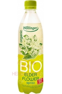 Obrázok pre Höllinger Bio Bazový nápoj sýtený (500ml PET fľaša)