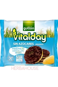 Obrázok pre Gullon Vitalday Bezlepkový Kukuričný snack s horkou čokoládou (25g)