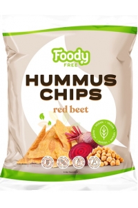 Obrázok pre Foody Free Bezlepkový Hummus Chips s červenou repou (50g) 