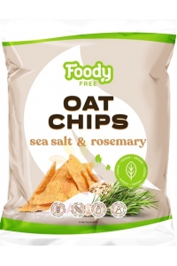 Obrázok pre Foody Free Bezlepkový Ovsený Chips s morskou soľou a rozmarínom (50g) 