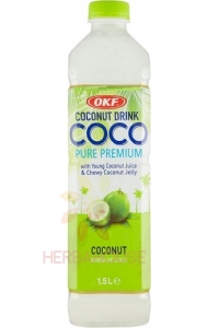 Obrázok pre OKF Coco Premium nealkoholický nápoj s kokosovou príchuťou a dužinou (1500ml)