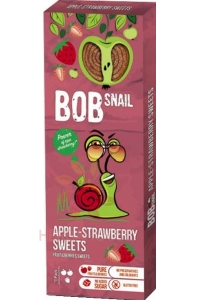 Obrázok pre Eco Snack Bob Snail Rolls Ovocné plátky jablko, jahoda (30g)