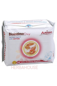 Obrázok pre Biointimo Anion Day Dámske denné hygienické vložky s krídelkami (10ks)