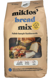 Obrázok pre Naturbit It´s us Miklos Bread Mix Bezlepková múčna zmes na prípravu bieleho chleba (1000g)