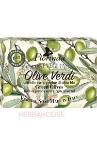 Obrázok pre Florinda Bio Rastlinné mydlo zelené olivy (100g)