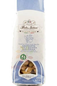 Obrázok pre Pasta Natura Bio Bezlepkové cestoviny Amarant, Teff, Quinoa mušle (250g)