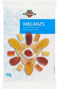 Obrázok pre Naturfood Melanž zmes sušeného a kandizovaného ovocia (100g)