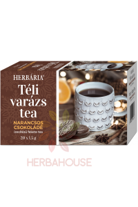 Obrázok pre Herbária Zimné čaro Ovocný čaj s pomarančovo-čokoládovou príchuťou porciovaný (20ks)