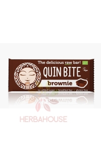 Obrázok pre Quin Bite Bio Raw Bar Brownie tyčinka (30g)
