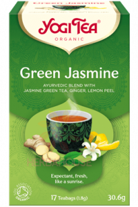 Obrázok pre Yogi Tea® Bio Ajurvédsky Jazmínový zelený čaj (17ks) 