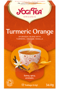 Obrázok pre Yogi Tea® Bio Ajurvédsky čaj Kurkuma pomaranč (17ks) 