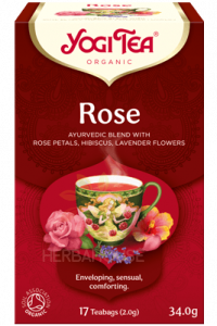 Obrázok pre Yogi Tea® Bio Ajurvédsky Čaj Ruža (17ks) 