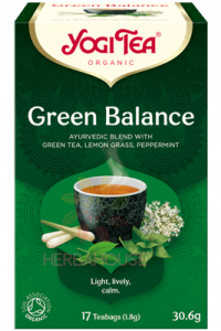 Obrázok pre Yogi Tea® Bio Ajurvédsky Čaj Zelená rovnováha (17ks) 