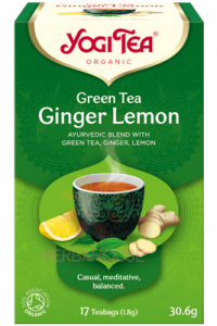 Obrázok pre Yogi Tea® Bio Ajurvédsky Zelený čaj zázvor, citrón (17ks) 