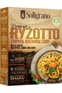 Obrázok pre Soligrano Rizoto s paprikou, mrkvou a kari (100g)