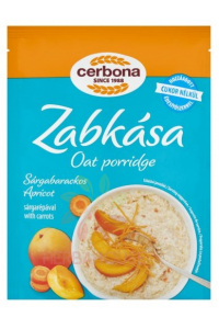 Cerbona Ovsená kaša s marhuľou a mrkvou bez pridaného cukru so sladidlom (50g) Obrázok pre Cerbona Ovsená kaša s marhuľou a mrkvou bez pridaného cukru so sladidlom (50g)