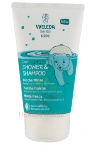 Obrázok pre Weleda Bio 2v1 Sprchový krém a šampón - Čarovná mäta (150ml)