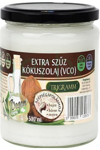 Obrázok pre Trigramm Extra panenský kokosový olej lisovaný za studena (500ml) 