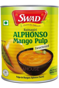 Obrázok pre Swad Alphonso Mango pyré sladené (850g)