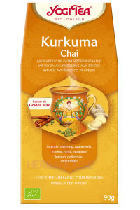 Obrázok pre Yogi Tea® Bio Ajurvédsky sypaný čaj s kurkumou (90g)