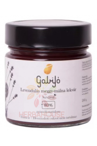 Obrázok pre GabiJó Levanduľový lekvár so steviou višňa a malina (240g) 